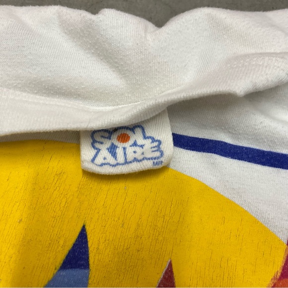 vintage 80s sailing Cancun Mexico tourist t shirt fits S - Picture 2 of 5